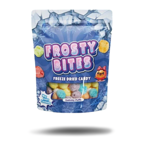 Frosty Bites Freeze Dried Candy Gummy Puffs 