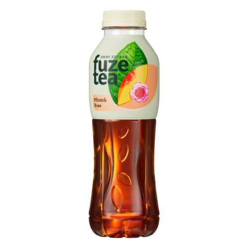 Fuze Tea Zero Schwarzer Tee Pfirsich-Rose