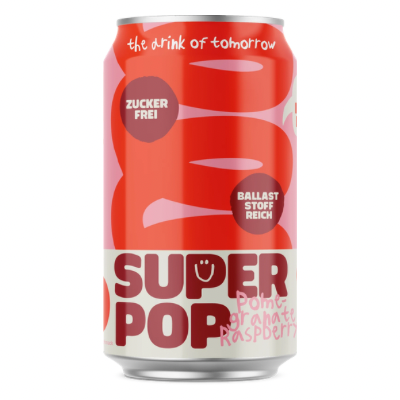 Super Pop Pomegranate-Raspberry