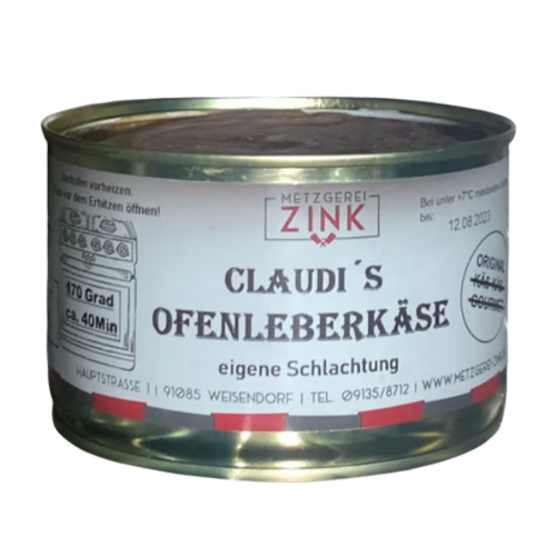 Ofenleberkäse ‘’Käs-Käs’’ - Metzgerei Zink